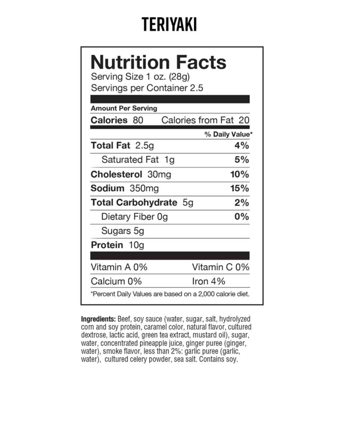 Teriyaki Beef